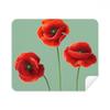 Art Painting Corn Red Flowers Cleaning Cloth Screen Cleaner 2pcs Suede Fabric view 1