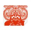 Peking Opera Head Red Paper-Cut Cleaning Cloth Screen Cleaner 2pcs Suede Fabric view 1