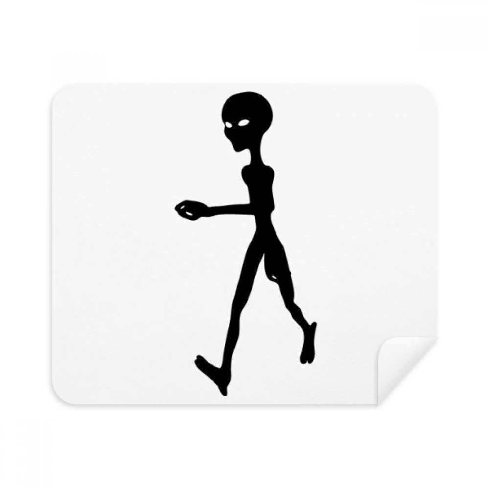 Universe and Space Walking Alien Cleaning Cloth Screen Cleaner 2pcs Suede Fabric