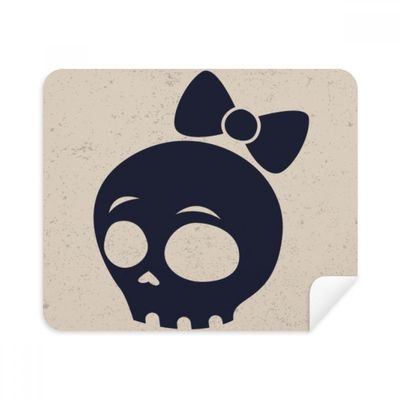 Lovely Fmale ls of Halloween Cleaning Cloth Screen Cleaner 2pcs Suede Fabric
