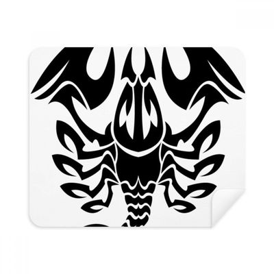 Constellation Scorpio Zodiac Sign Cleaning Cloth Screen Cleaner 2pcs Suede Fabric