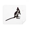 Kangaroo Black and White Animal Cleaning Cloth Screen Cleaner 2pcs Suede Fabric view 1