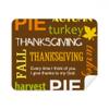 Thanksgiving Day Autumn Pie Pattern Cleaning Cloth Screen Cleaner 2pcs Suede Fabric view 1