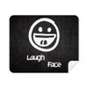 Laugh White Cute Chat Happy Pattern Cleaning Cloth Screen Cleaner 2pcs Suede Fabric view 1