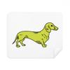 Cartoon Dog Yellow Illustration Pattern Cleaning Cloth Screen Cleaner 2pcs Suede Fabric view 1