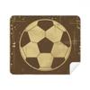 Football Sport Illustration Black Pattern Cleaning Cloth Screen Cleaner 2pcs Suede Fabric view 1
