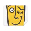 Wink Face Sketch Happy Cleaning Cloth Screen Cleaner 2pcs Suede Fabric view 1