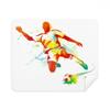 Football Players Kick Football Soccer Cleaning Cloth Screen Cleaner 2pcs Suede Fabric view 1