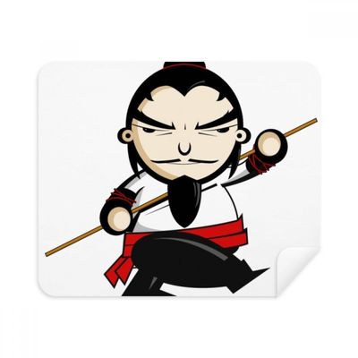 China Masterpiece The Outlaws of Marsh Cleaning Cloth Screen Cleaner 2pcs Suede Fabric