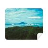 Blue Sky Green Forestry Science Nature Scenery Cleaning Cloth Screen Cleaner 2pcs Suede Fabric view 1