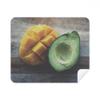 Tropical Fruit Avocado Picture Cleaning Cloth Screen Cleaner 2pcs Suede Fabric view 1