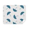 Blue Umbrella Weather Rain Cloud Cleaning Cloth Screen Cleaner 2pcs Suede Fabric view 1
