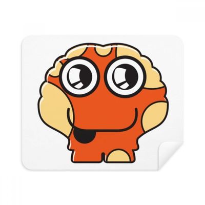 Universe and Alien Orange Alien Cleaning Cloth Screen Cleaner 2pcs Suede Fabric