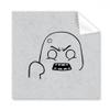 Angry Black Cute Chat Happy Pattern Cleaning Cloth Phone Screen Glasses Cleaner 5pcs view 1