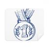 Blue Football Championship Medal Cleaning Cloth Screen Cleaner 2pcs Suede Fabric view 1