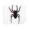 Insect Spider Illustration Black Pattern Cleaning Cloth Screen Cleaner 2pcs Suede Fabric view 1
