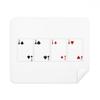 2 Heart Spade Diamond Club Pattern Cleaning Cloth Screen Cleaner 2pcs Suede Fabric view 1