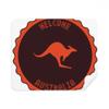 Australia Flavor Kangaroo Emblem Outline Cleaning Cloth Screen Cleaner 2pcs Suede Fabric view 1
