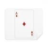 Diamond A Playing Cards Pattern Cleaning Cloth Screen Cleaner 2pcs Suede Fabric view 1