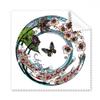 Carp Sakura Lotus Pattern Geometry Cleaning Cloth Phone Screen Glasses Cleaner 5pcs view 1