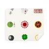 Casino Small Element Illustration Cleaning Cloth Screen Cleaner 2pcs Suede Fabric
