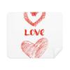 Love You Heart Red Quote Handwrite Cleaning Cloth Screen Cleaner 2pcs Suede Fabric view 1