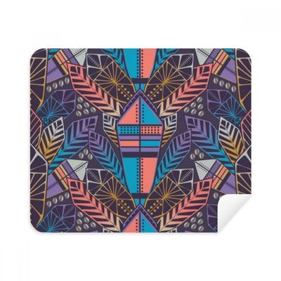 Colorful Building Symmetric Pattern Cleaning Cloth Screen Cleaner 2pcs Suede Fabric