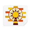 Amusement Park Ferris Wheel Color Illustration Cleaning Cloth Screen Cleaner 2pcs Suede Fabric view 1