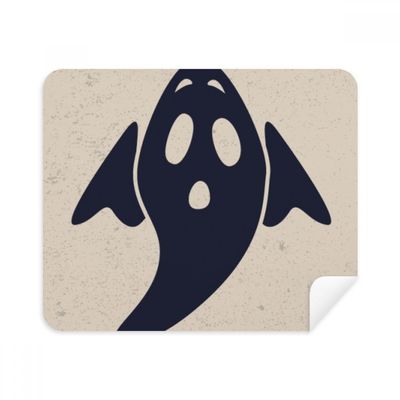 A Winged Halloween Ghost Cleaning Cloth Screen Cleaner 2pcs Suede Fabric