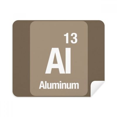 Al Alunum Checal Element Chem Cleaning Cloth Screen Cleaner 2pcs Suede Fabric