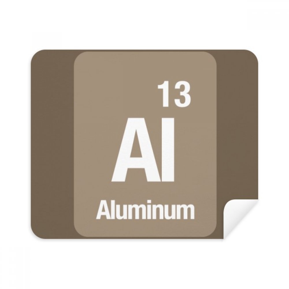 Al Alunum Checal Element Chem Cleaning Cloth Screen Cleaner 2pcs Suede Fabric