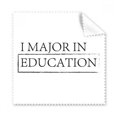 Quote I Major in Education Cleaning Cloth Phone Screen Glasses Cleaner 5pcs