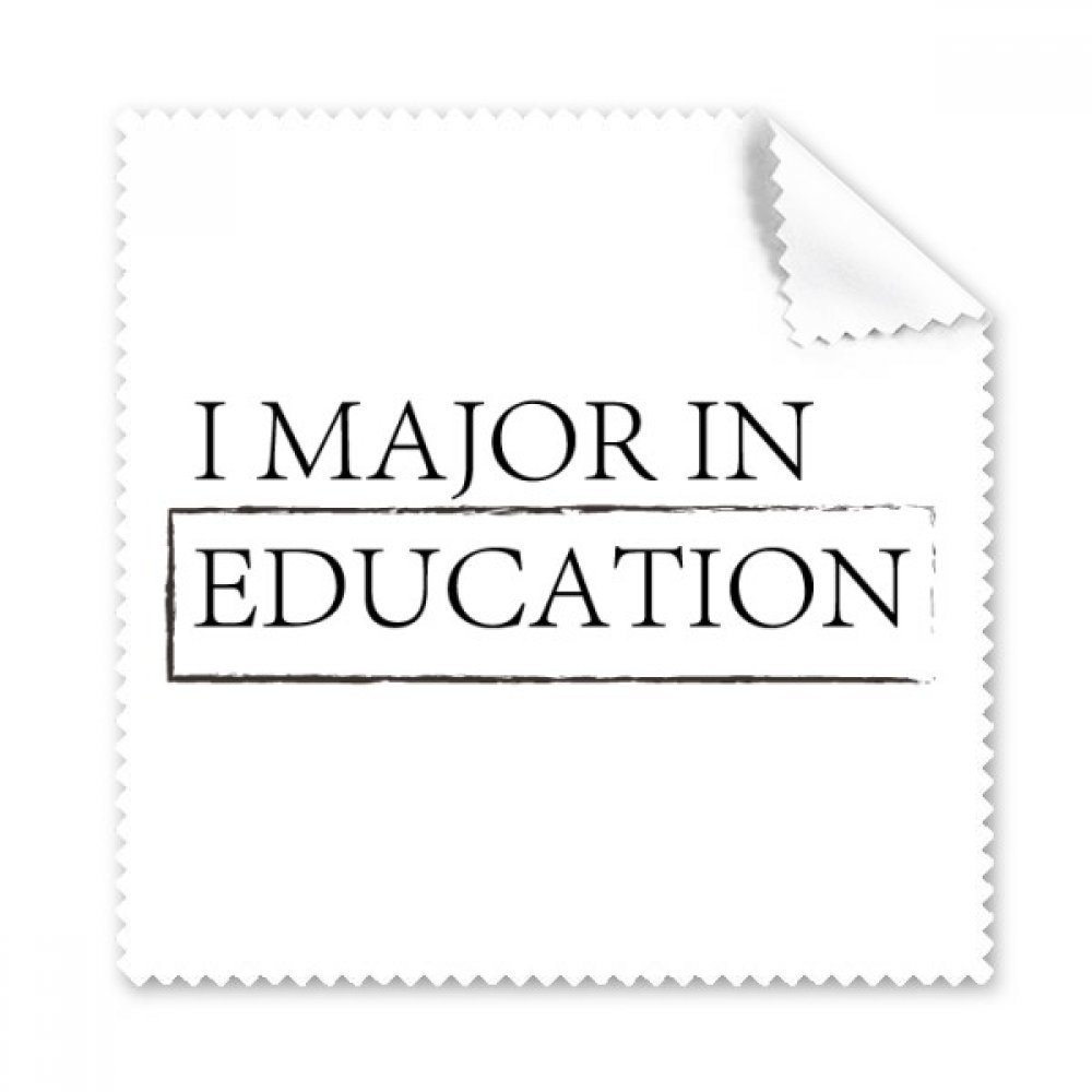 Quote I Major in Education Cleaning Cloth Phone Screen Glasses Cleaner 5pcs