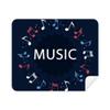 Red Blue Round-Shaped Music Notes Cleaning Cloth Screen Cleaner 2pcs Suede Fabric view 1