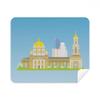 Ekaterinburg Russia National Symbol Pattern Cleaning Cloth Screen Cleaner 2pcs Suede Fabric view 1
