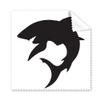 Outline Blue Ocean Shark Fierce Fish Cleaning Cloth Phone Screen Glasses Cleaner 5pcs view 1