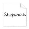 Stylish Word Shopaholic Art Deco Gift Fashion Cleaning Cloth Phone Screen Glasses Cleaner 5pcs view 1