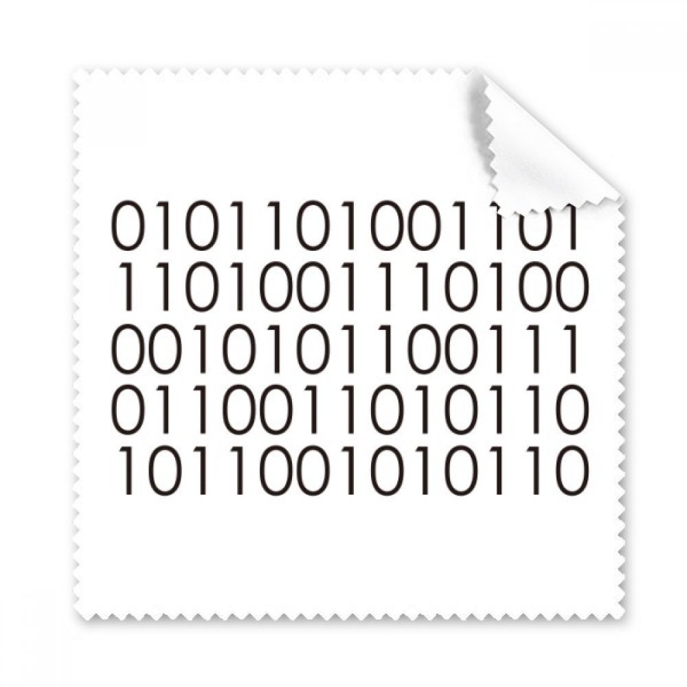 Programmer Binary System World Cleaning Cloth Phone Screen Glasses Cleaner 5pcs