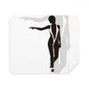 Hot Beauty Woman Underwear Outline Cleaning Cloth Screen Cleaner 2pcs Suede Fabric view 1