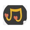 Adorable Heart-Shaped Music Notes Cleaning Cloth Screen Cleaner 2pcs Suede Fabric view 1
