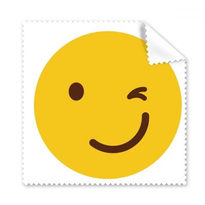 Blink SLE Yellow Face Illustration Pattern Cleaning Cloth Phone Screen Glasses Cleaner 5pcs