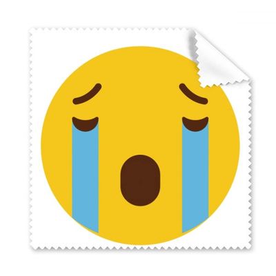 Cry Cute Online Chat Face Cartoon Cleaning Cloth Phone Screen Glasses Cleaner 5pcs