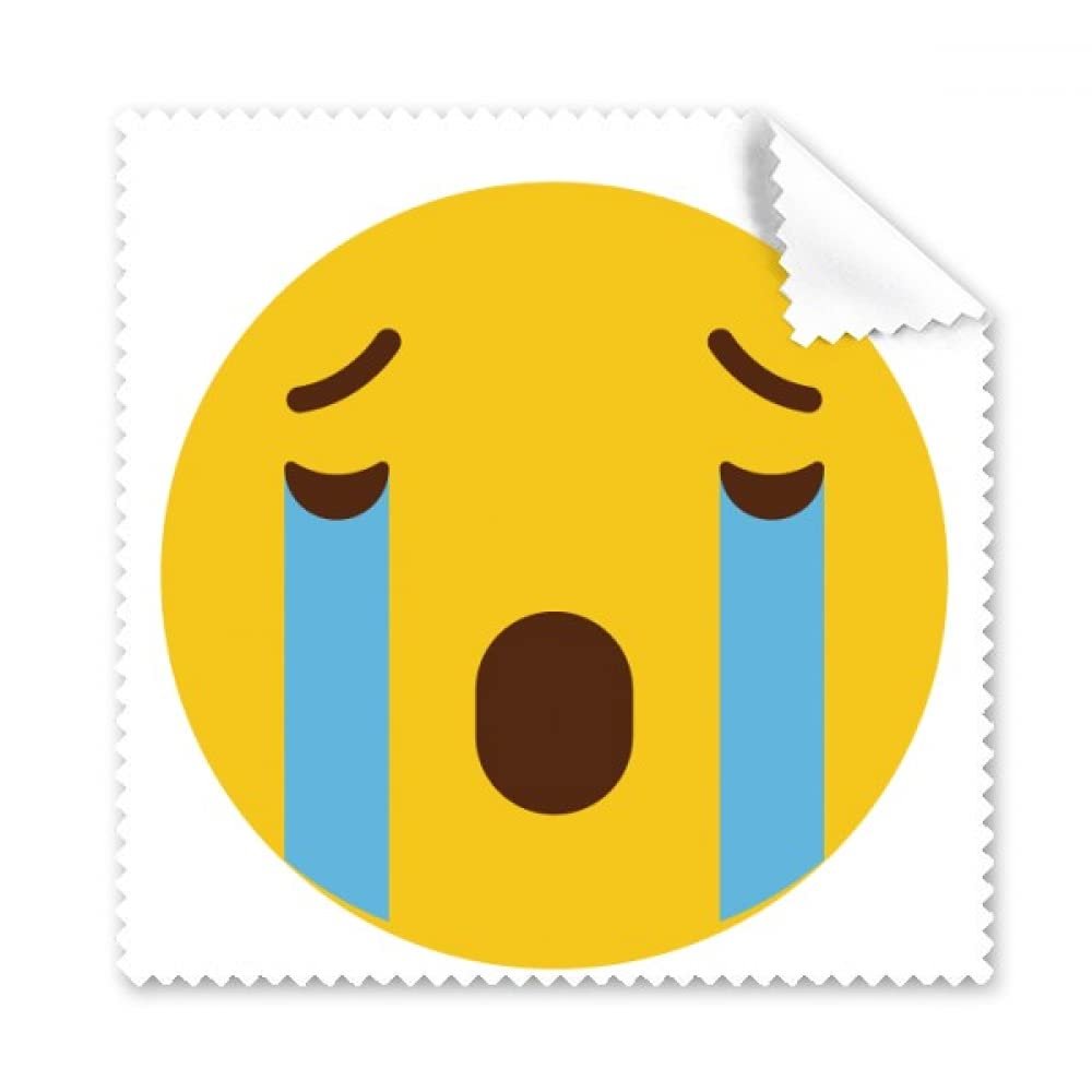Cry Cute Online Chat Face Cartoon Cleaning Cloth Phone Screen Glasses Cleaner 5pcs