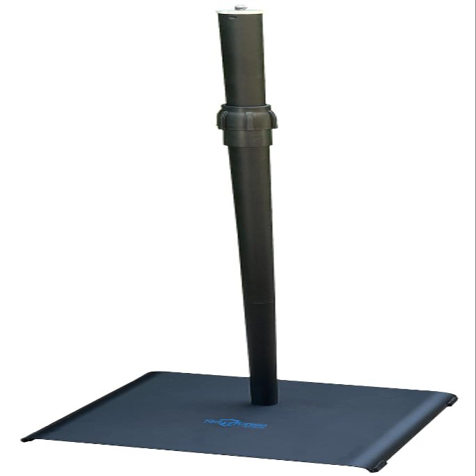 Floor Stand with Unique Square Base Design - Portable, Adjustable, Easy to Set Up & SkinDfense Device Compatible Stand for Forehead Temperature Monitor Scan Devices Like H3 Pro & H3 Temperature Units