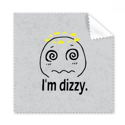 Dizzy Black Cute Chat Happy Pattern Cleaning Cloth Phone Screen Glasses Cleaner 5pcs