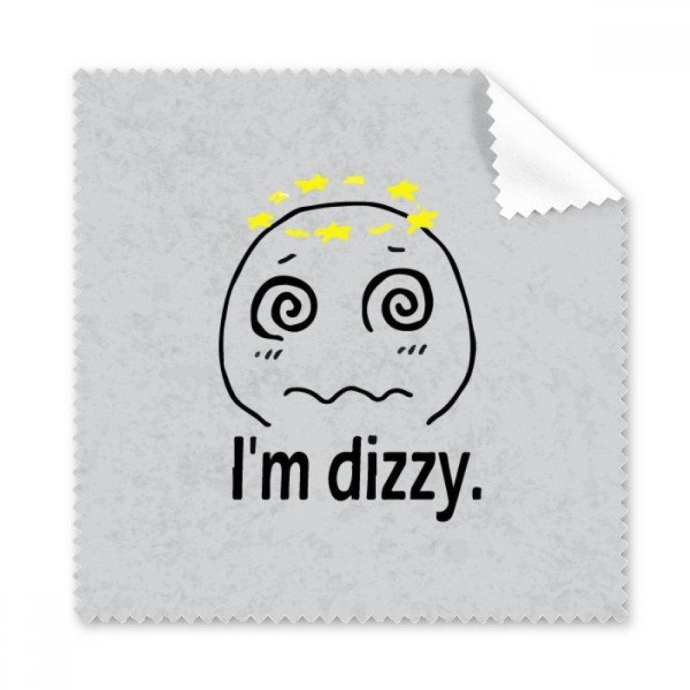 Dizzy Black Cute Chat Happy Pattern Cleaning Cloth Phone Screen Glasses Cleaner 5pcs