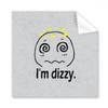 Dizzy Black Cute Chat Happy Pattern Cleaning Cloth Phone Screen Glasses Cleaner 5pcs view 1