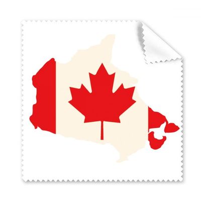Red Maple Symbol Canada Country Flag Cleaning Cloth Phone Screen Glasses Cleaner 5pcs