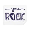 You Rock Cute Quote Handwrite Style Cleaning Cloth Screen Cleaner 2pcs Suede Fabric view 1