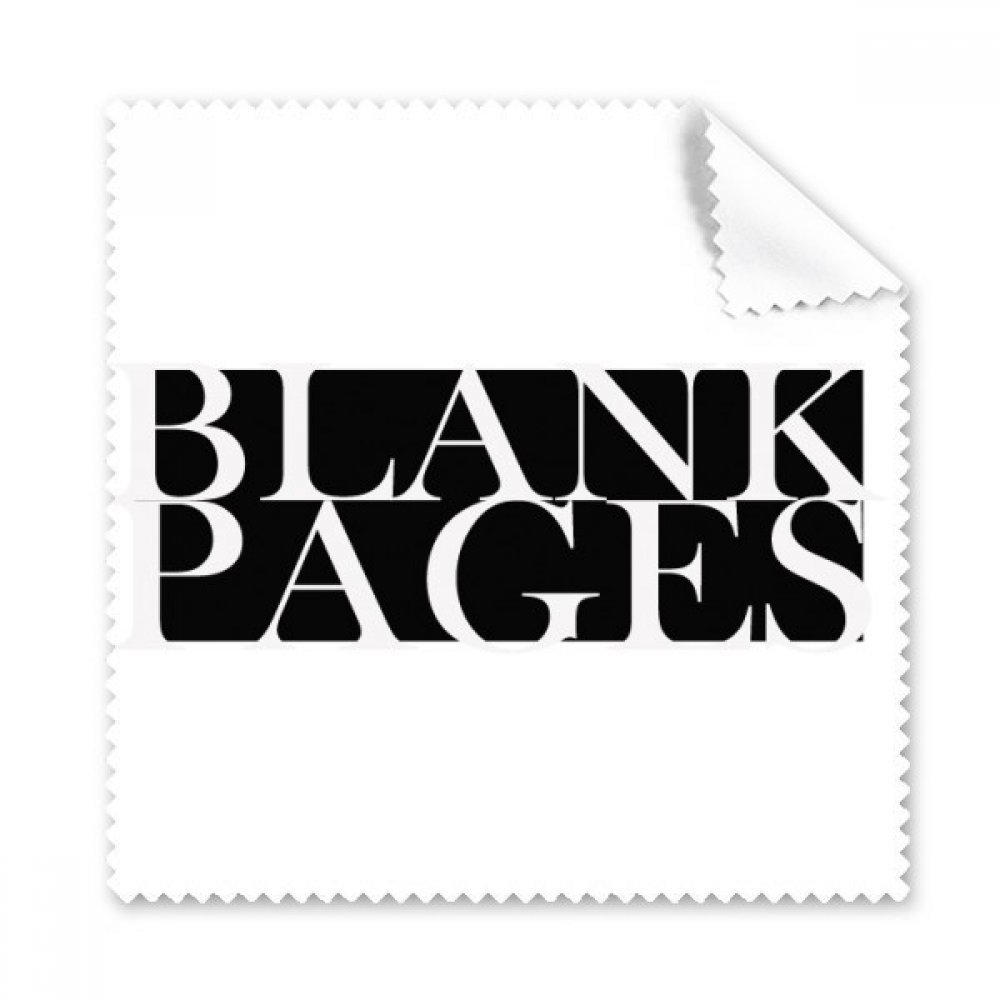 Stylish Characters Blank Pages Cleaning Cloth Phone Screen Glasses Cleaner 5pcs